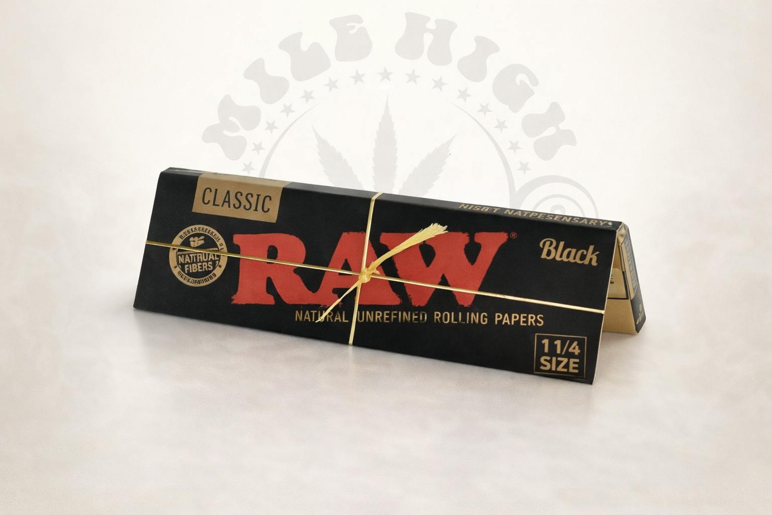 RAW BLACK 1-1/4" PAPERS