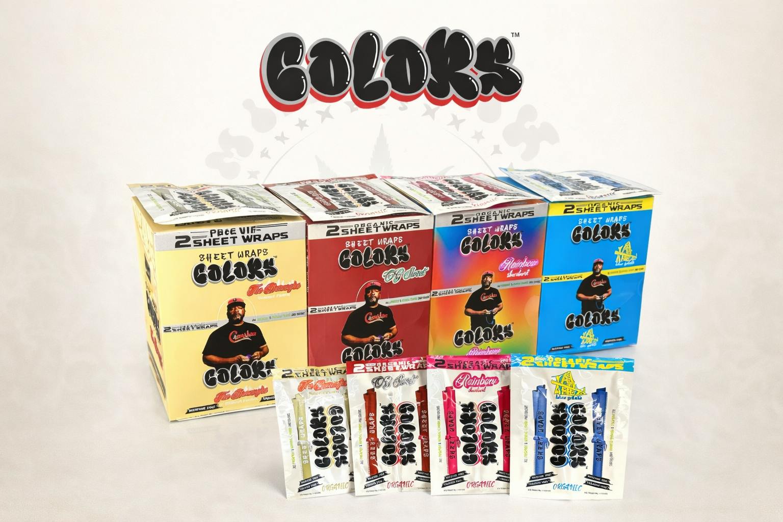 COLORS Organic Sheet Wraps 2CT $2.50 - One Size