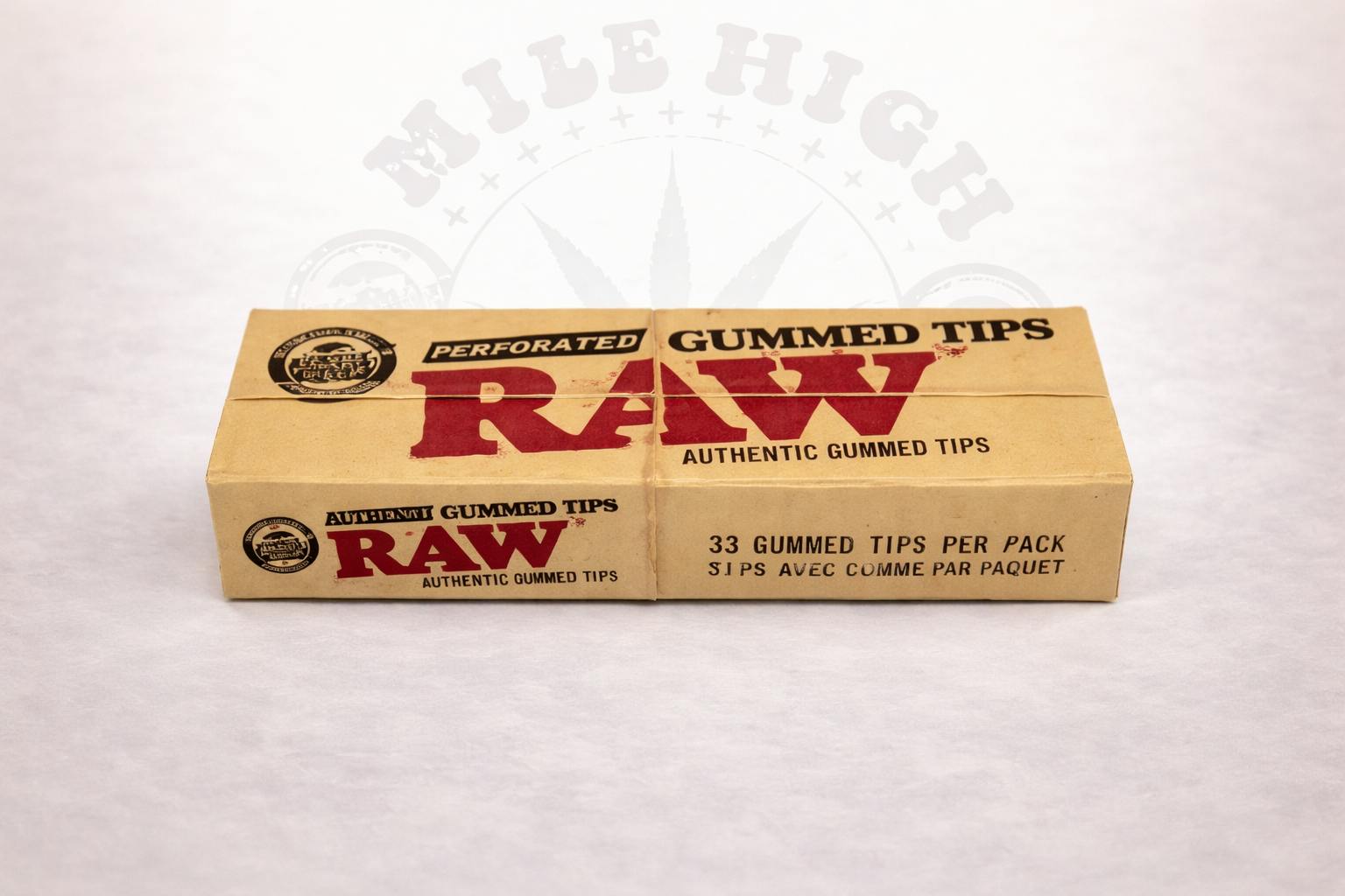 RAW Perforated Gummed Tips 33CT $3.00