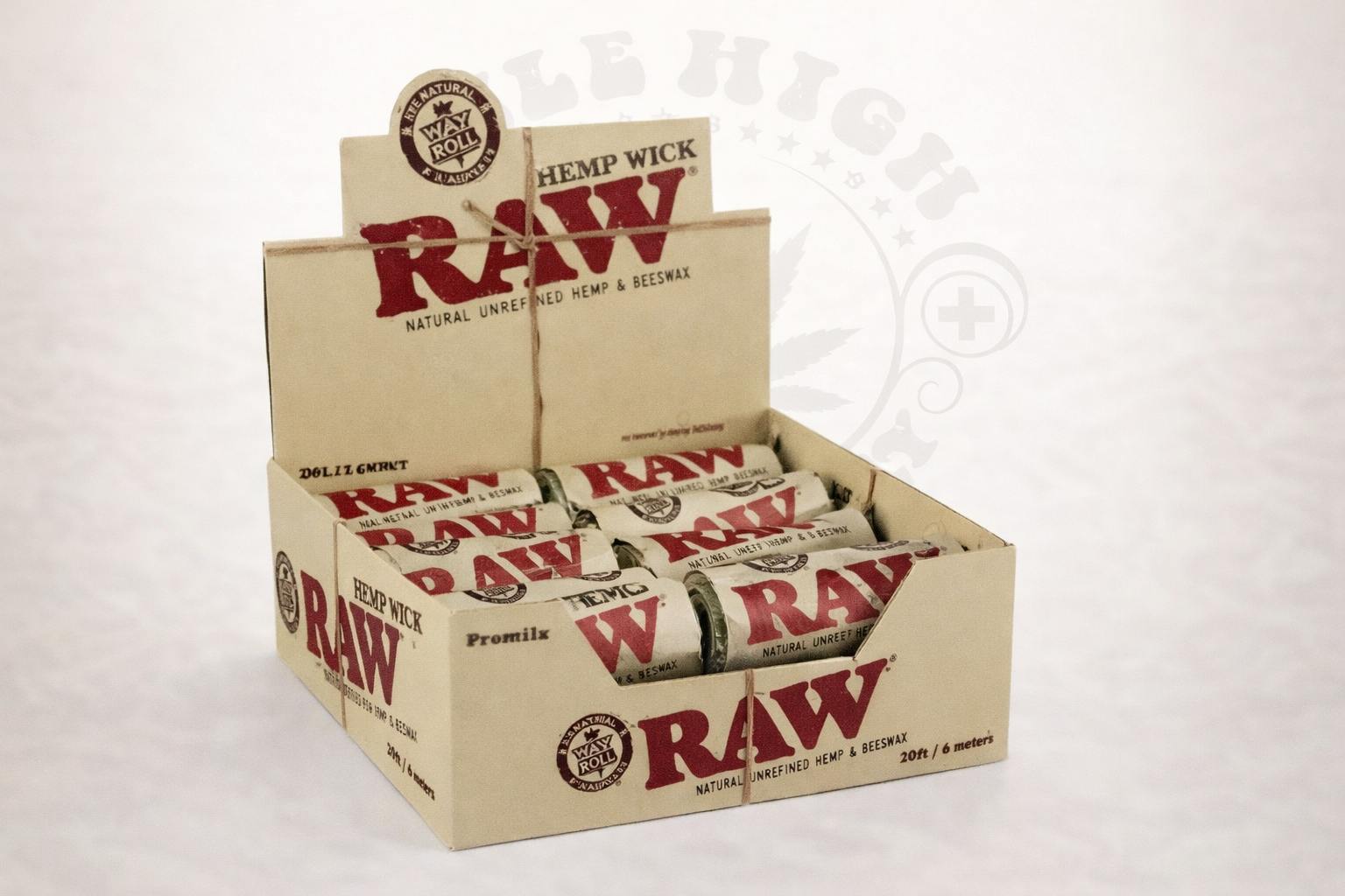 RAW HEMP WICK 20FT $3.50