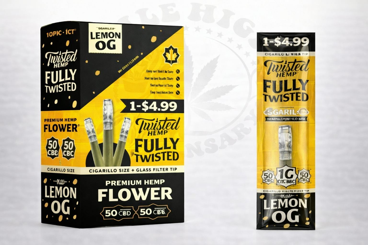 TWISTED HEMP FULLY TWISTED - LEMON OG $5.50
