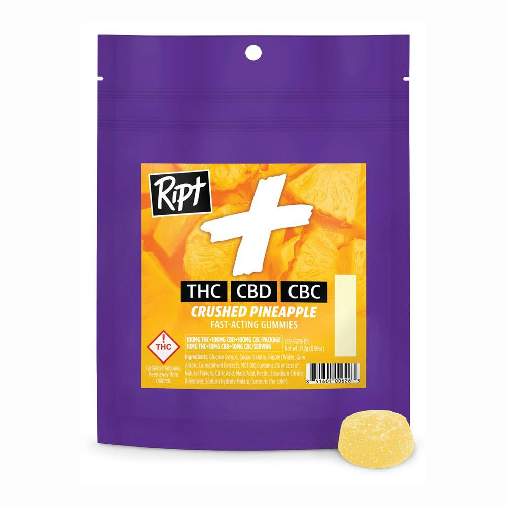 PINEAPPLE - 100MG GUMMIES