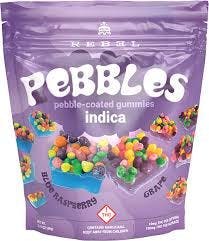 PEBBLES - INDICA - 100MG GUMMIES