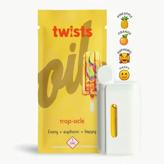 **TROPSICLE TWIST TANKER - 4G DISTILLATE DISPOSABLE