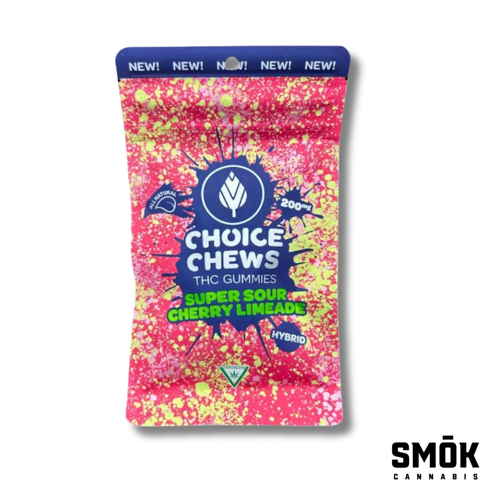 Choice Chews Hybrid Super Sour Cherry Limeade