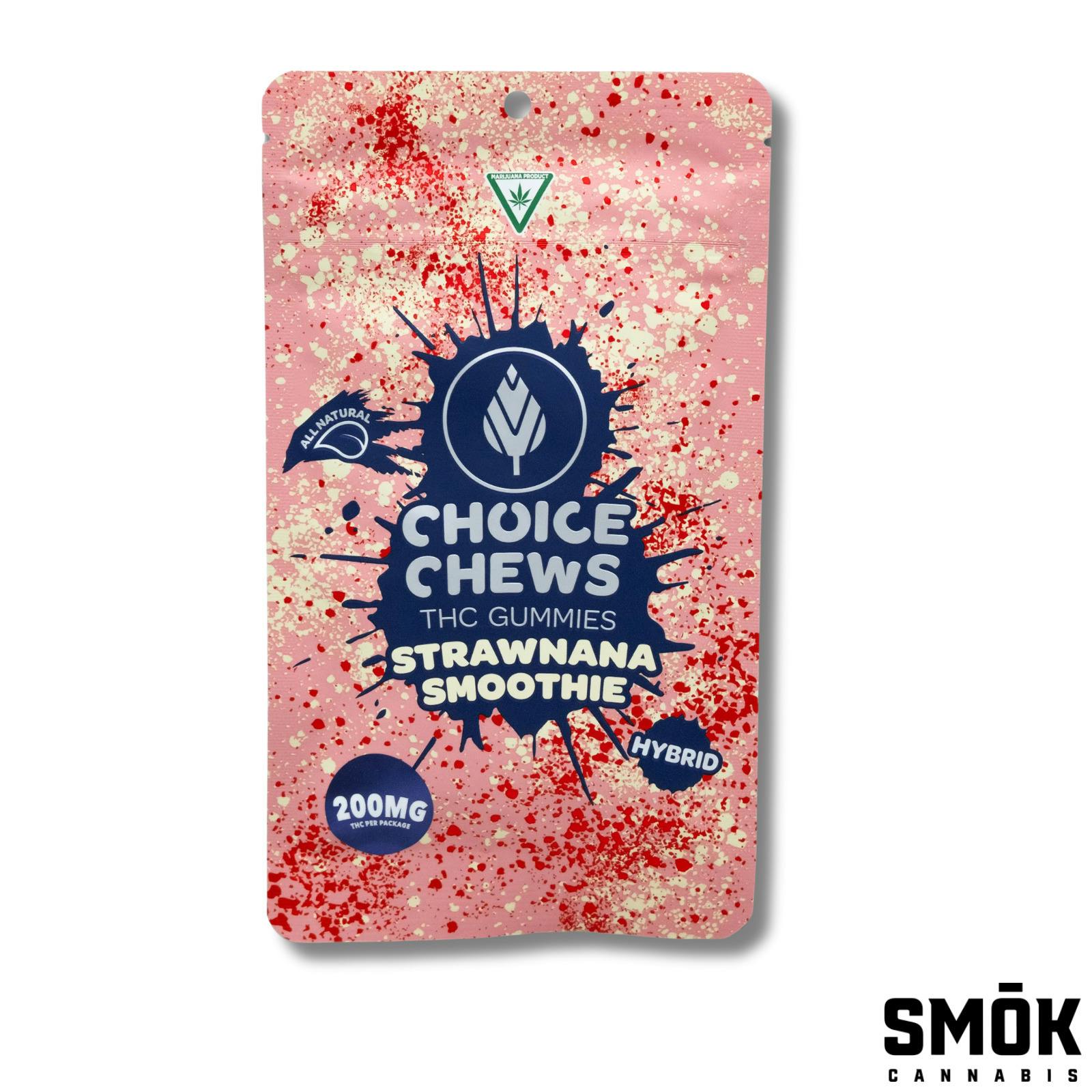 Choice Chews Hybrid Strawnana Smoothie