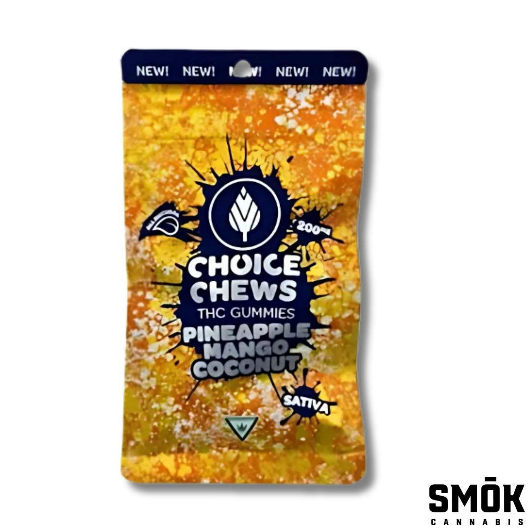 Choice Chews Sativa Pineapple Mango Coconut