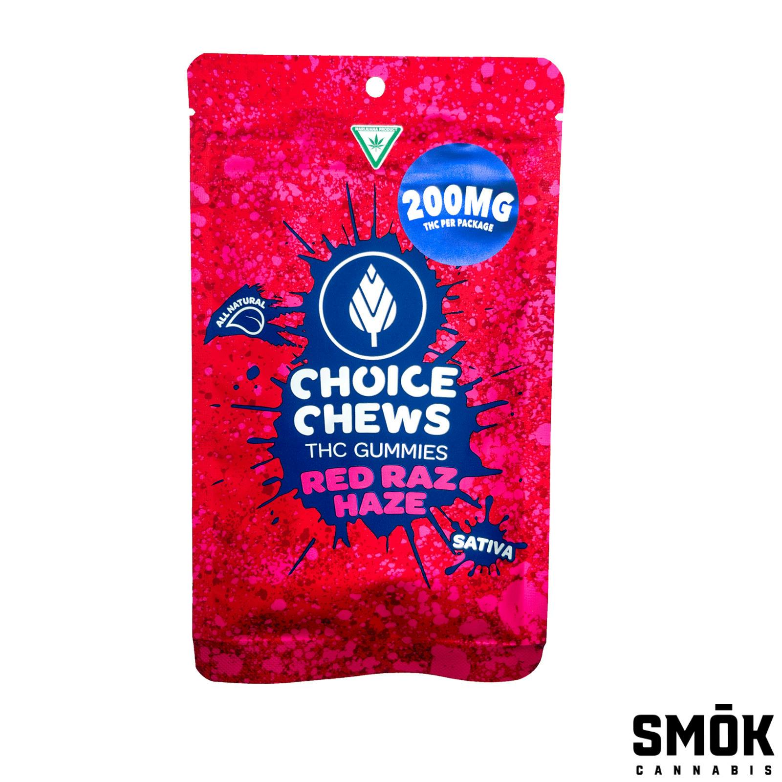 Choice Chews Sativa Red Raz Haze