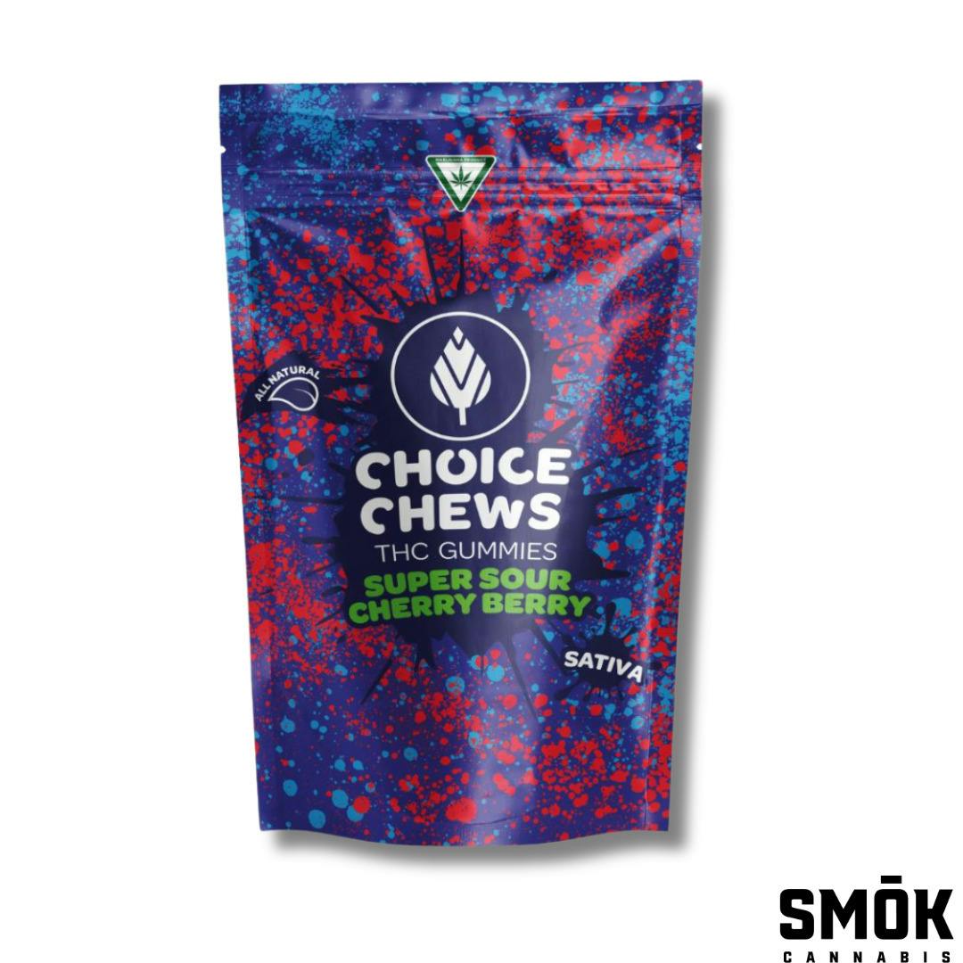 Choice Chews Sativa Super Sour Cherry Berry