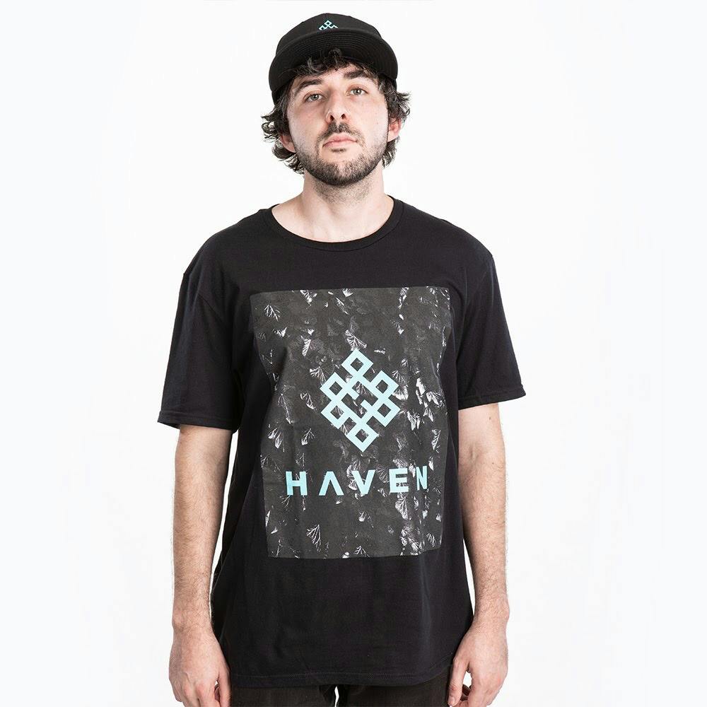 Haven - Black Leaf Shirt (XS) | Apparel