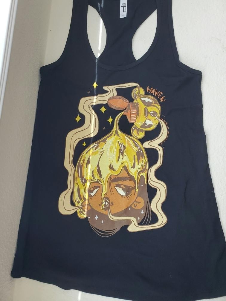 Haven - Black Honey Racerback Tank (M)