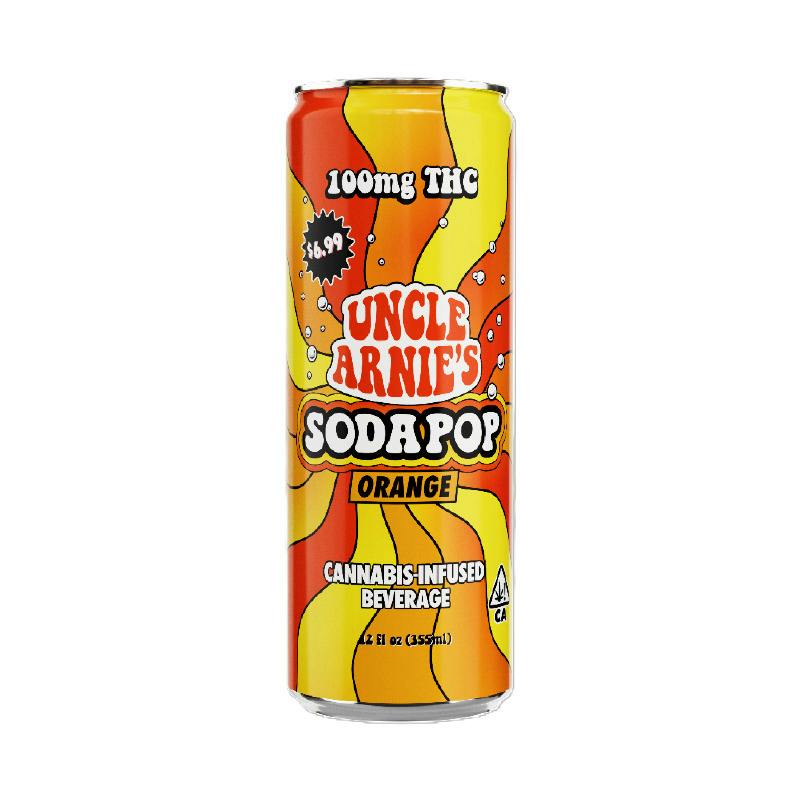 Orange Soda Pop | Carbonated | 100mg | 12oz