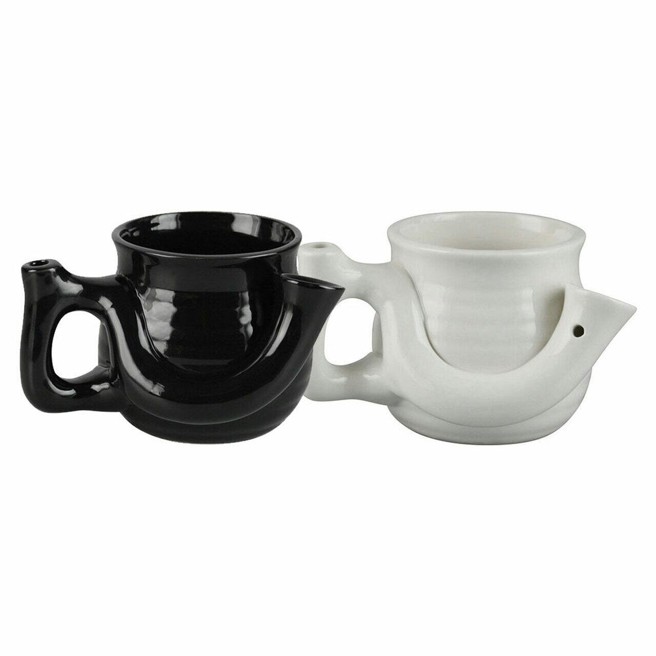 Wake-N-Bake Mug Pipe Black