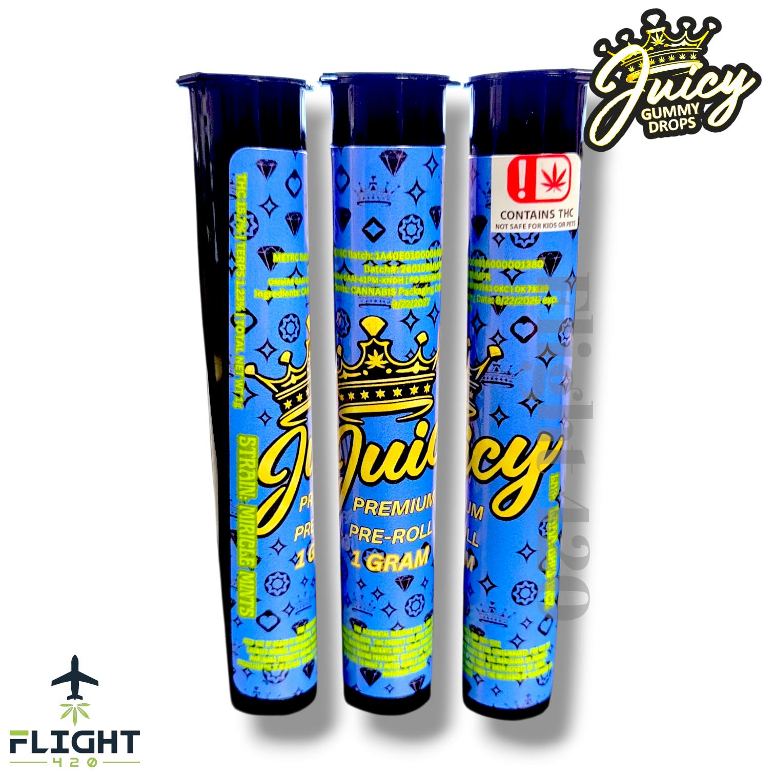 Juicy 1g Preroll Miracle Mints