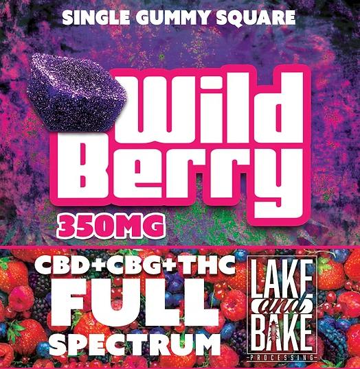Lake and Bake 120mg Full Spec Gummy Wildberry