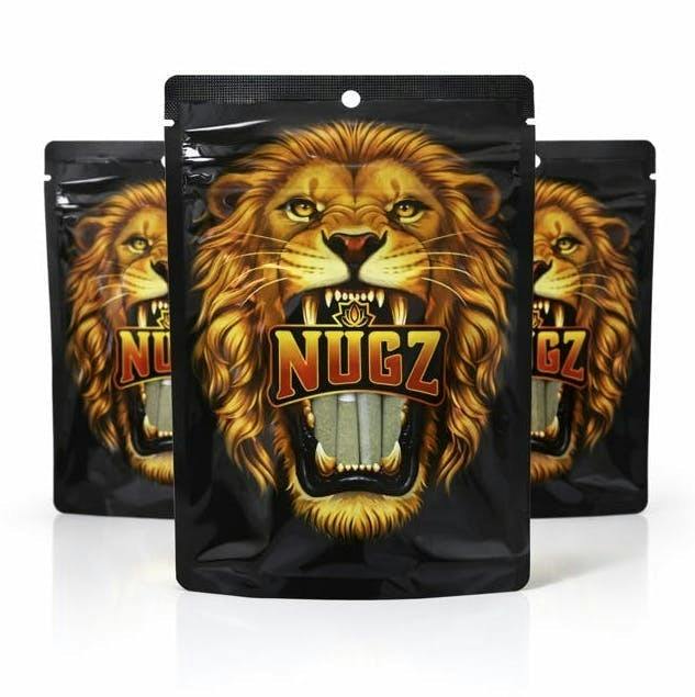 Nugz 14g Infused Preroll Pack Fruit Rollup