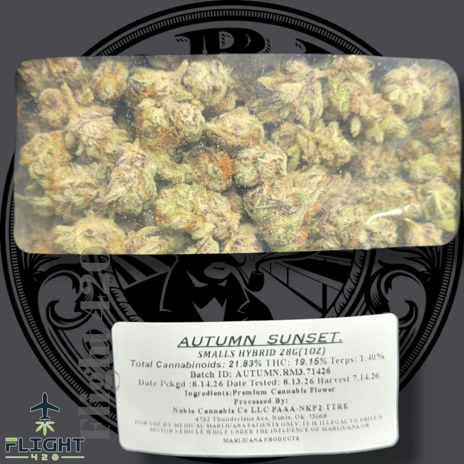 Noble Cannabis 28g Flower Autumn Sunset 19.15% H S
