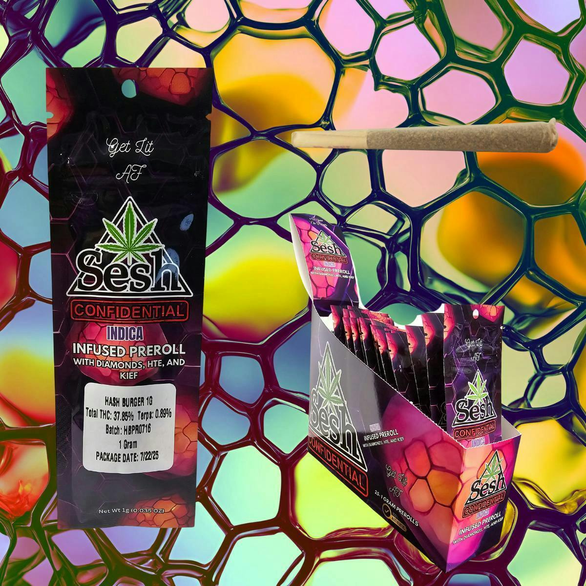 Sesh 1g Infused Preroll Strawberry Cough