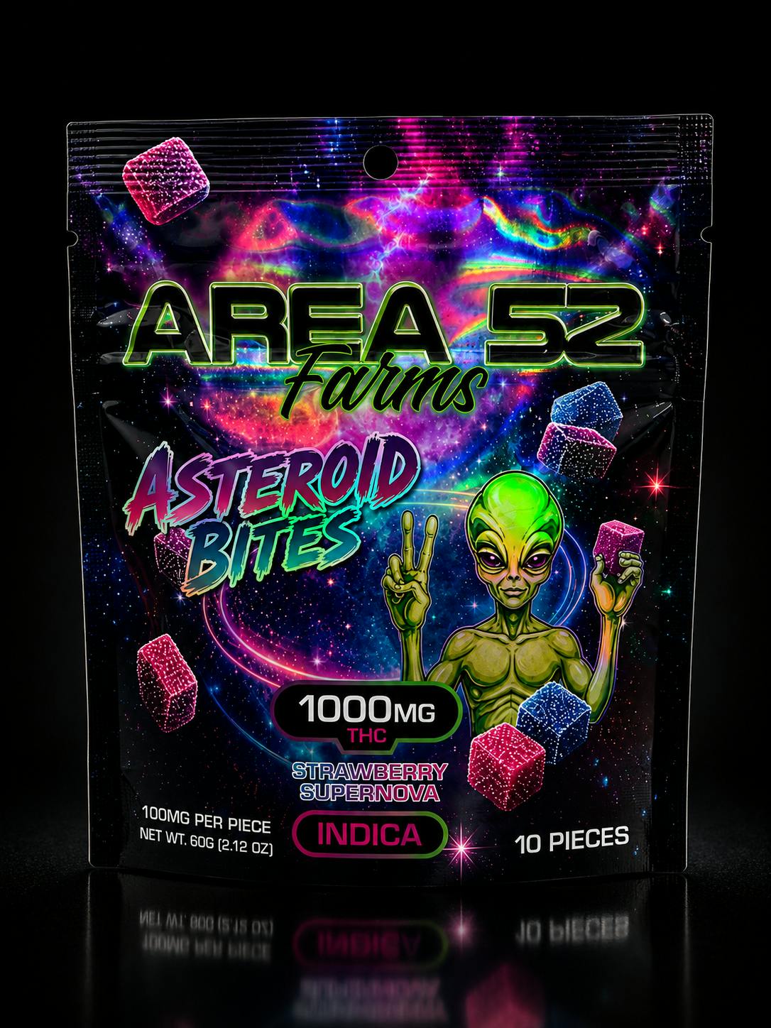 Asteroid Bites Strawberry Supernova
