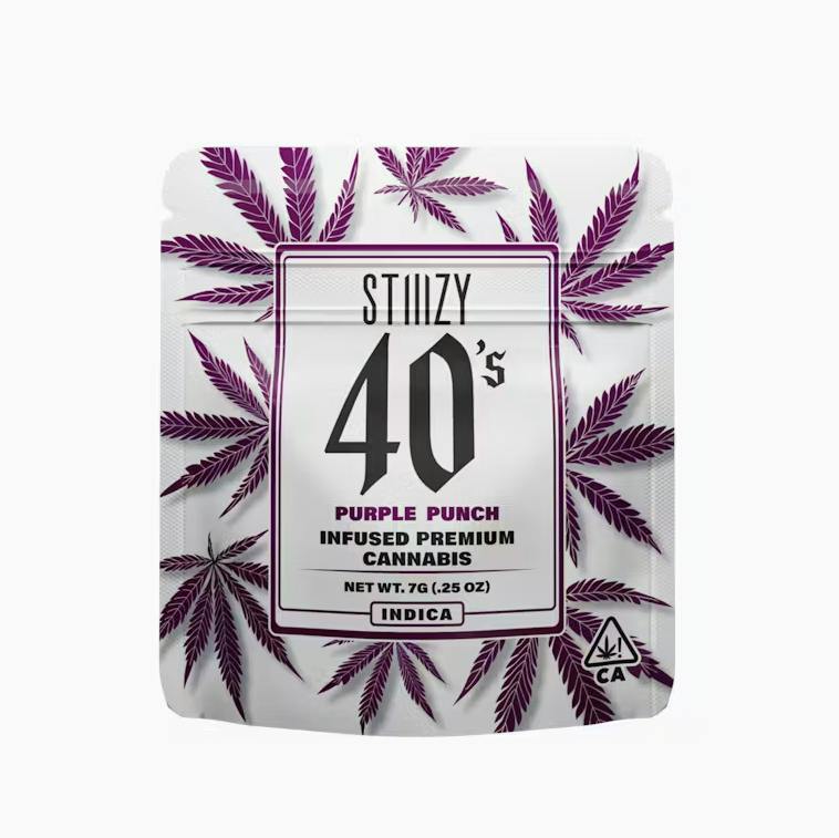 Purple Punch Infused 40'S Preroll