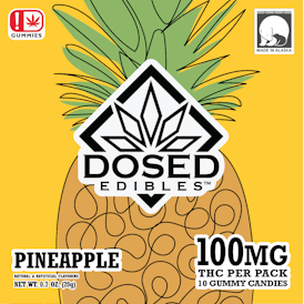 Dosed Gummies - Pineapple (100mg)