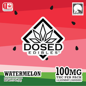 Dosed Gummies - Watermelon (100mg)
