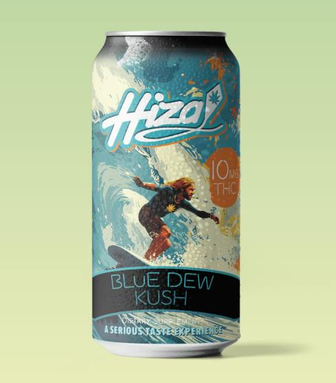 Blue Dew Kush - LIVE RESIN 10mg THC Beverage - Hiza Kite at Healing Harvest Dispensary