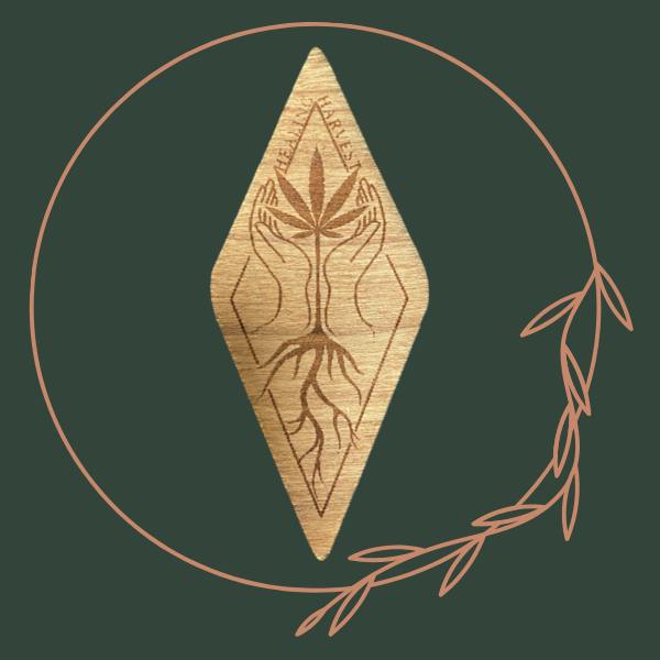 Healing Harvest Wood Magnet at Healing Harvest Dispensary