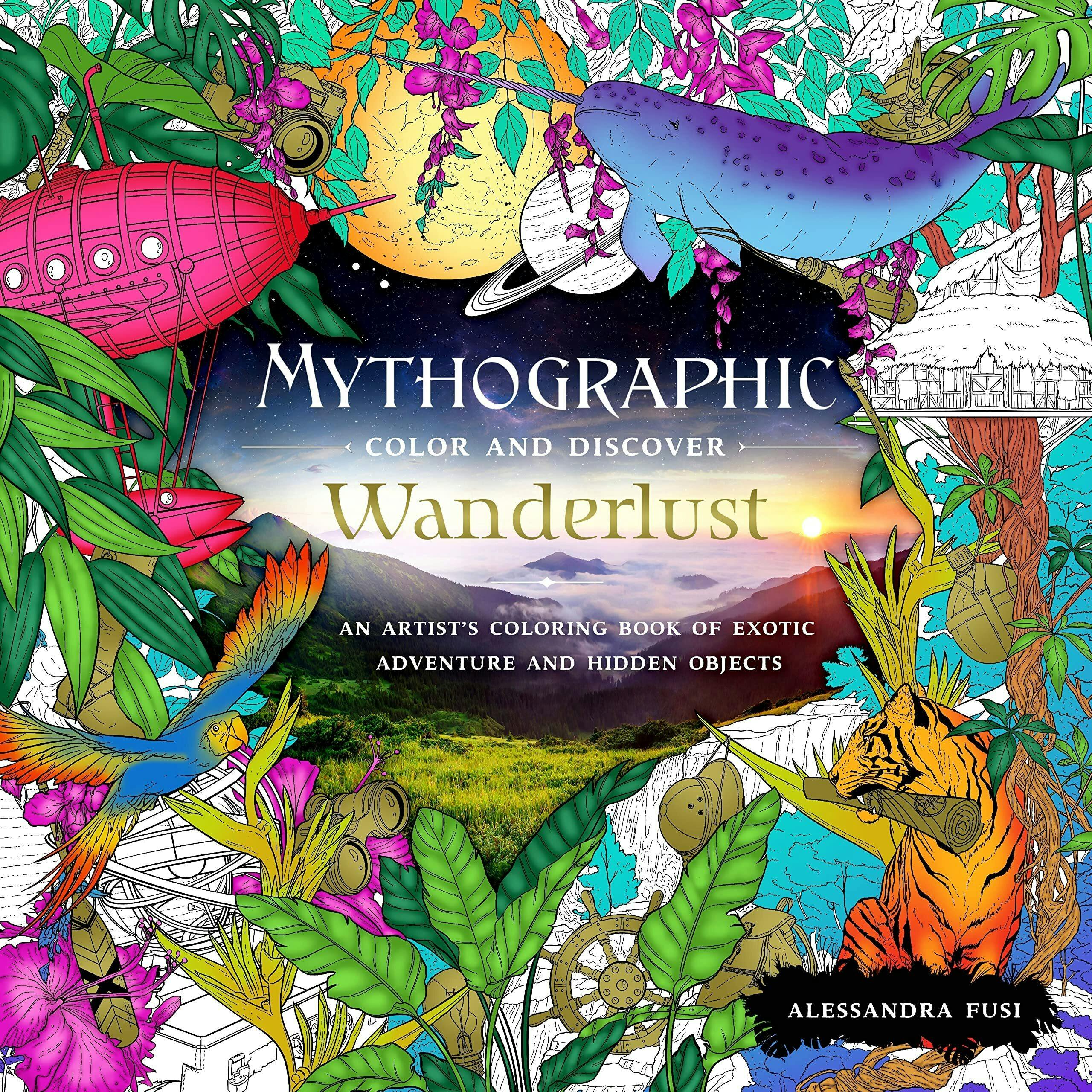 Mythographic Wonderlust Coloring Book at Healing Harvest Dispensary