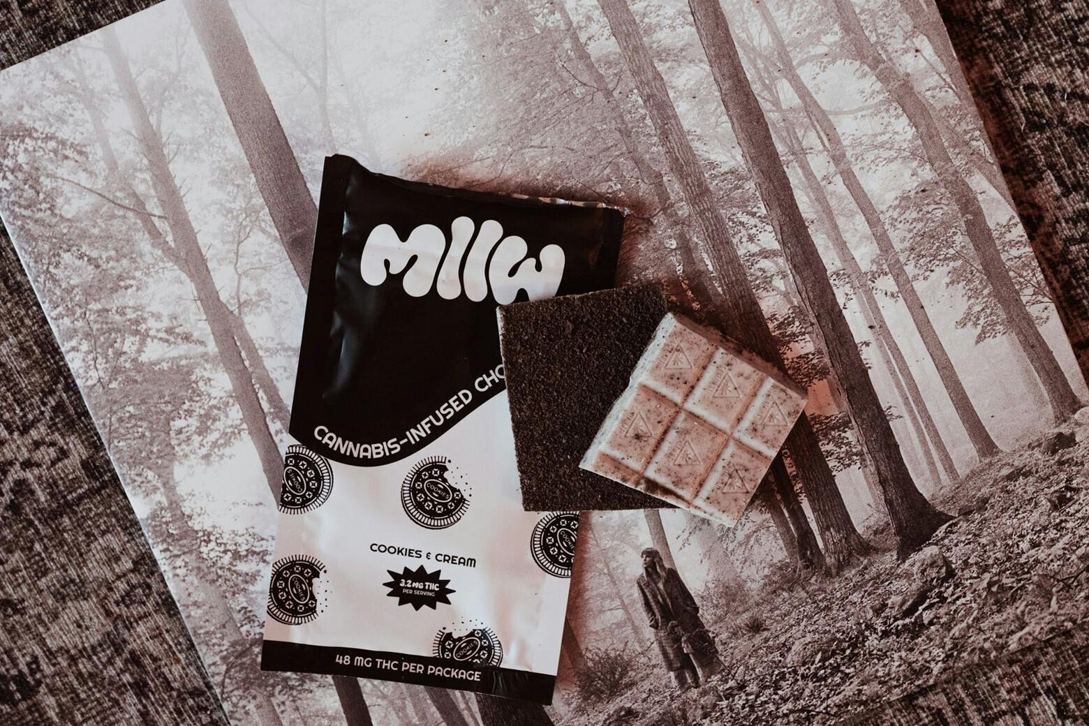 Cookies and Cream 3.2mg/48mg THC chocolate bar - Mllw at Healing Harvest Dispensary
