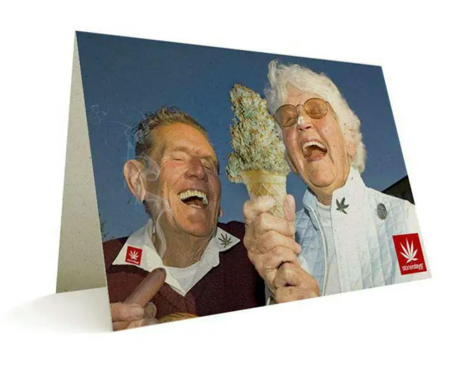 Let's Grow Old Together Greeting Card at Healing Harvest Dispensary