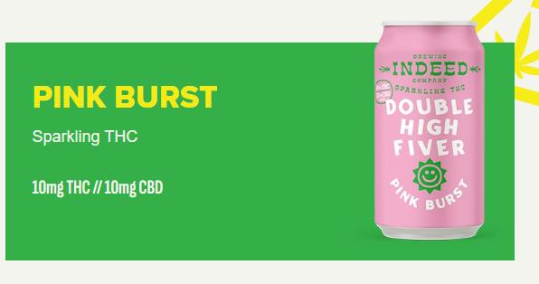Pink Burst 10mg THC+10mg CBD- Indeed