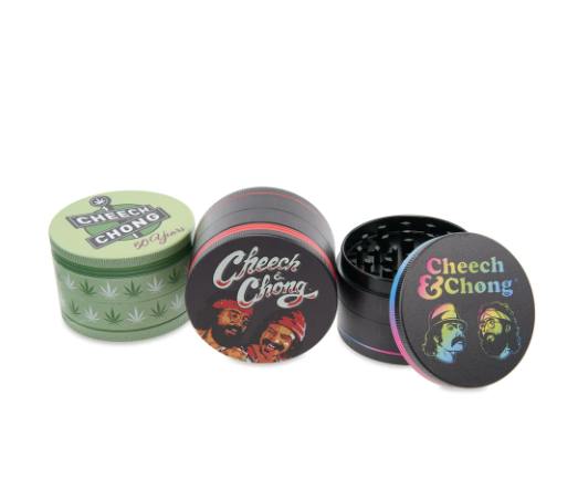 Cheech & Chong 4pc 63mm Grinders - 50th Anniversary