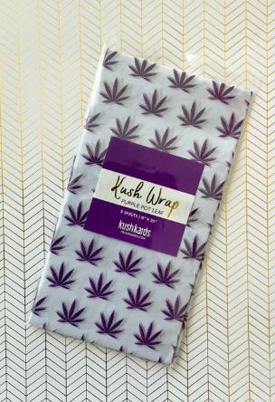 Kush Wrap Marijuana Gift Wrap - Purple at Healing Harvest Dispensary