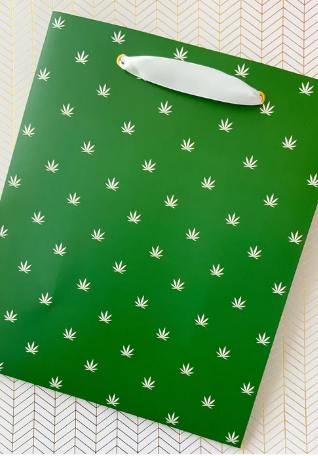 Kush Bag Marijuana Gift Bag - Green at Healing Harvest Dispensary