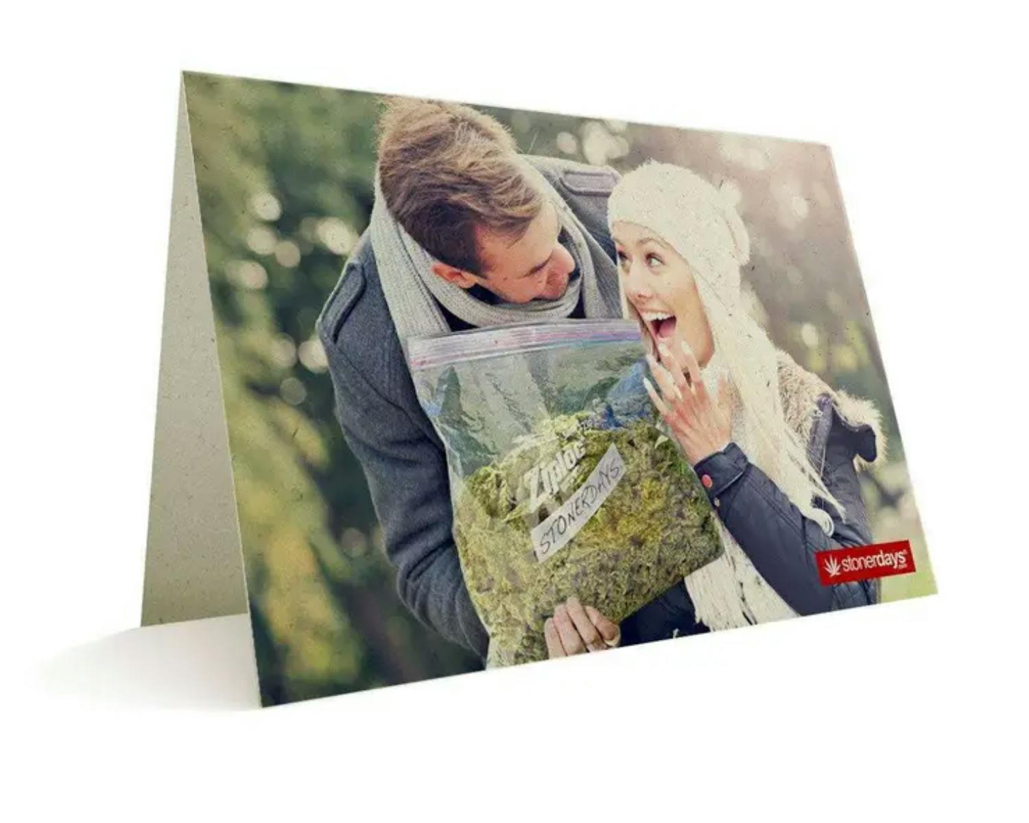 Boyfriend Of The Year Greeting Card at Healing Harvest Dispensary