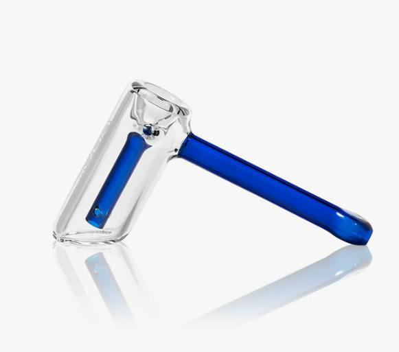 Blue GRAV Mini Glass Hammer Bubbler - GRAV