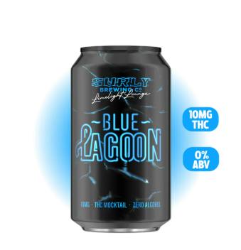 Blue Lagoon Surly LimeLight Lounge 10mg THC Group at Healing Harvest Dispensary