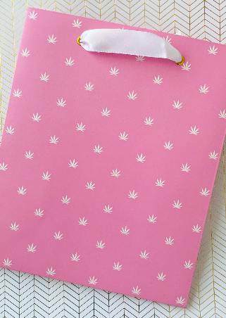 Kush Bag Marijuana Gift Bag - Pink at Healing Harvest Dispensary