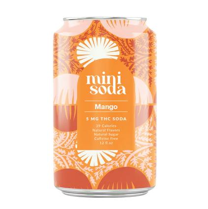 Mango Mini Soda 5mg THC + 2mg CBG + 2mg CBC - Mini Soda at Healing Harvest Dispensary