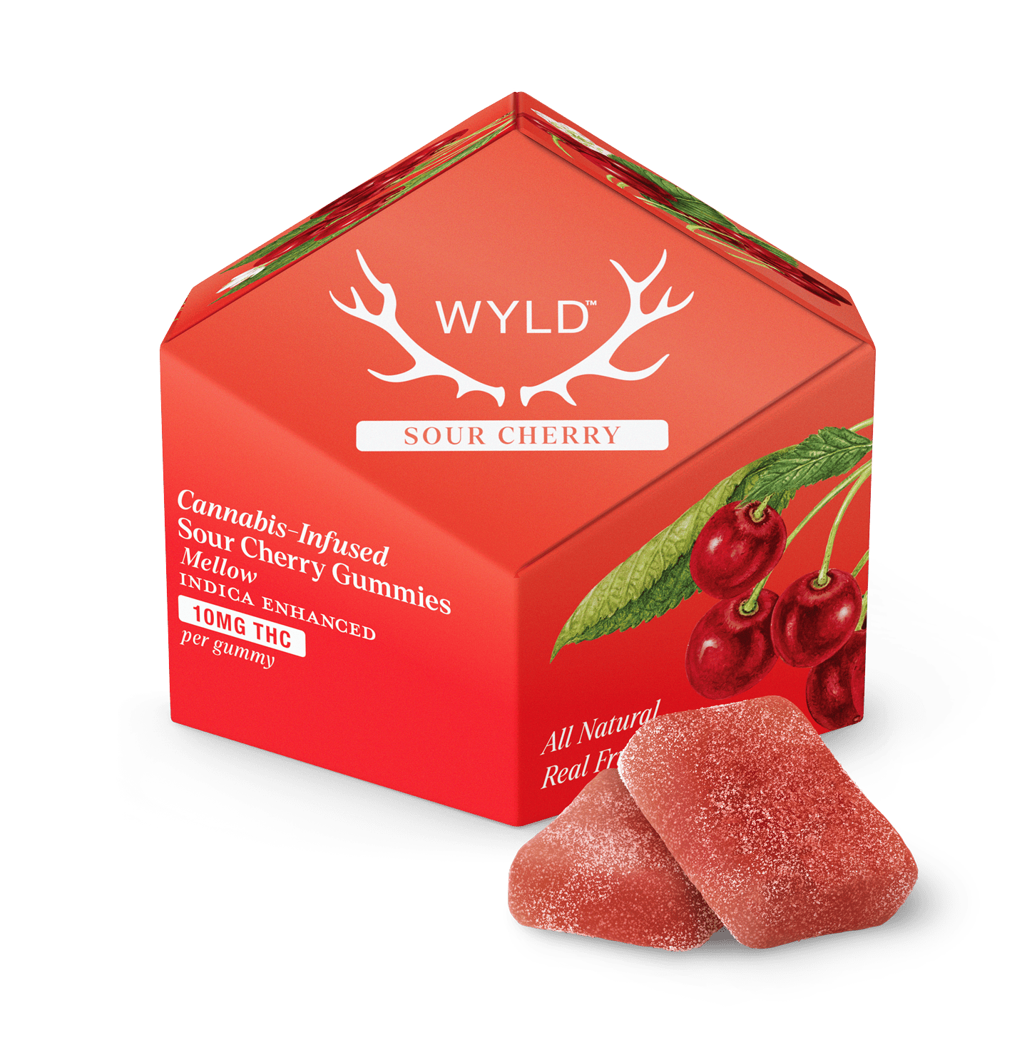 10mg WYLD RELAXING SOUR CHERRY GUMMIES at Healing Harvest Dispensary