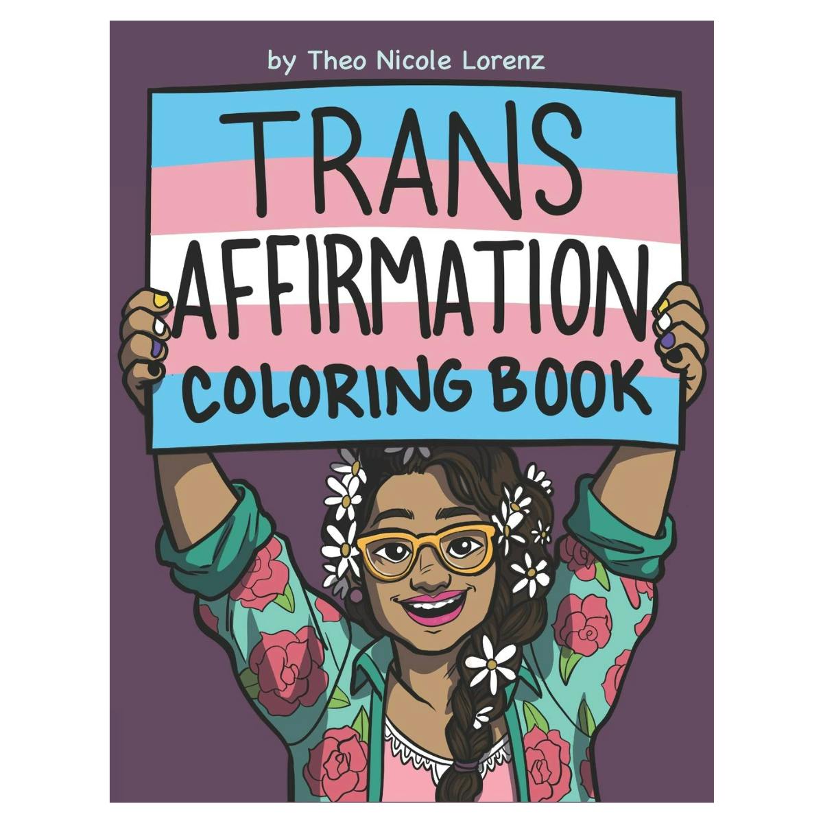 Trans Affirmation Coloring Book at Healing Harvest Dispensary