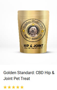 A La Carte Golden Standard Hip and Joint CBD Treat for Pets at Healing Harvest Dispensary