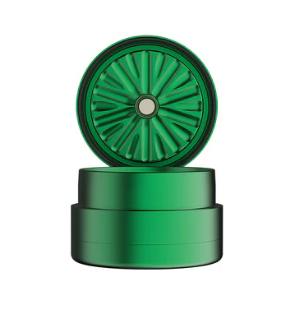 Green Flower Mill 2.5 Inch Standard Toothless Grinders