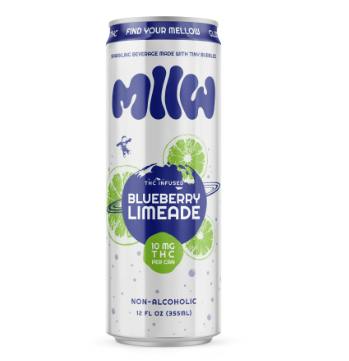 Blueberry Limeade 10mg THC Drinks MLLW at Healing Harvest Dispensary