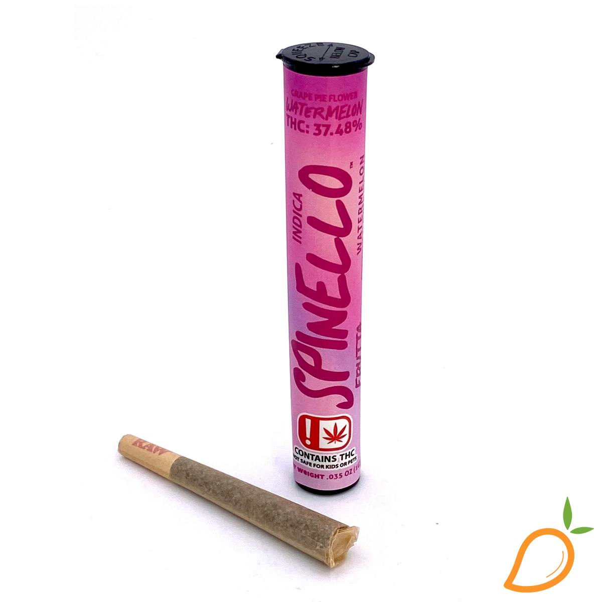 1g Diamante Happy Chillmore Indica Infused Preroll Spinello