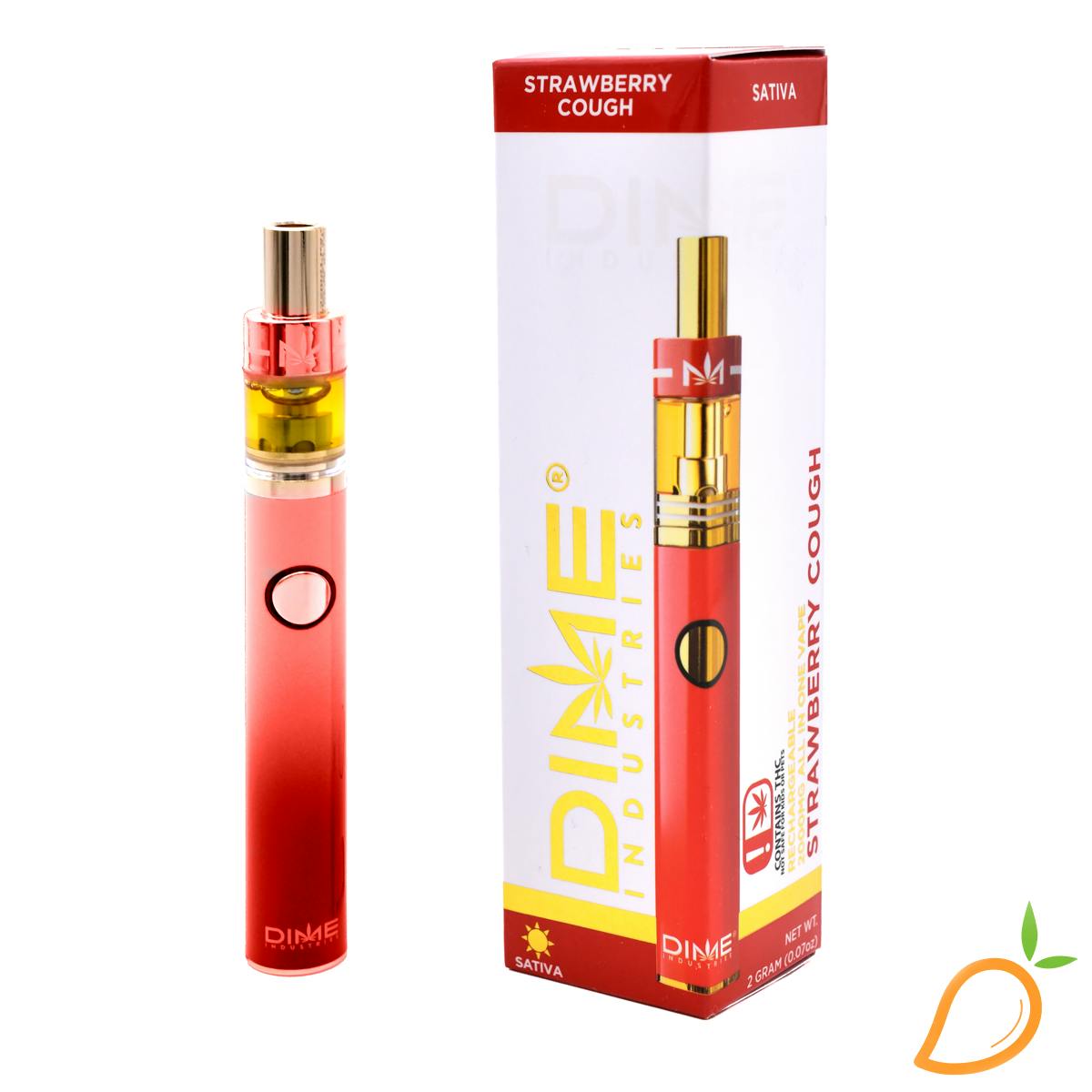 2.2g Strawberry Cough Disposable Vape Dime Industries