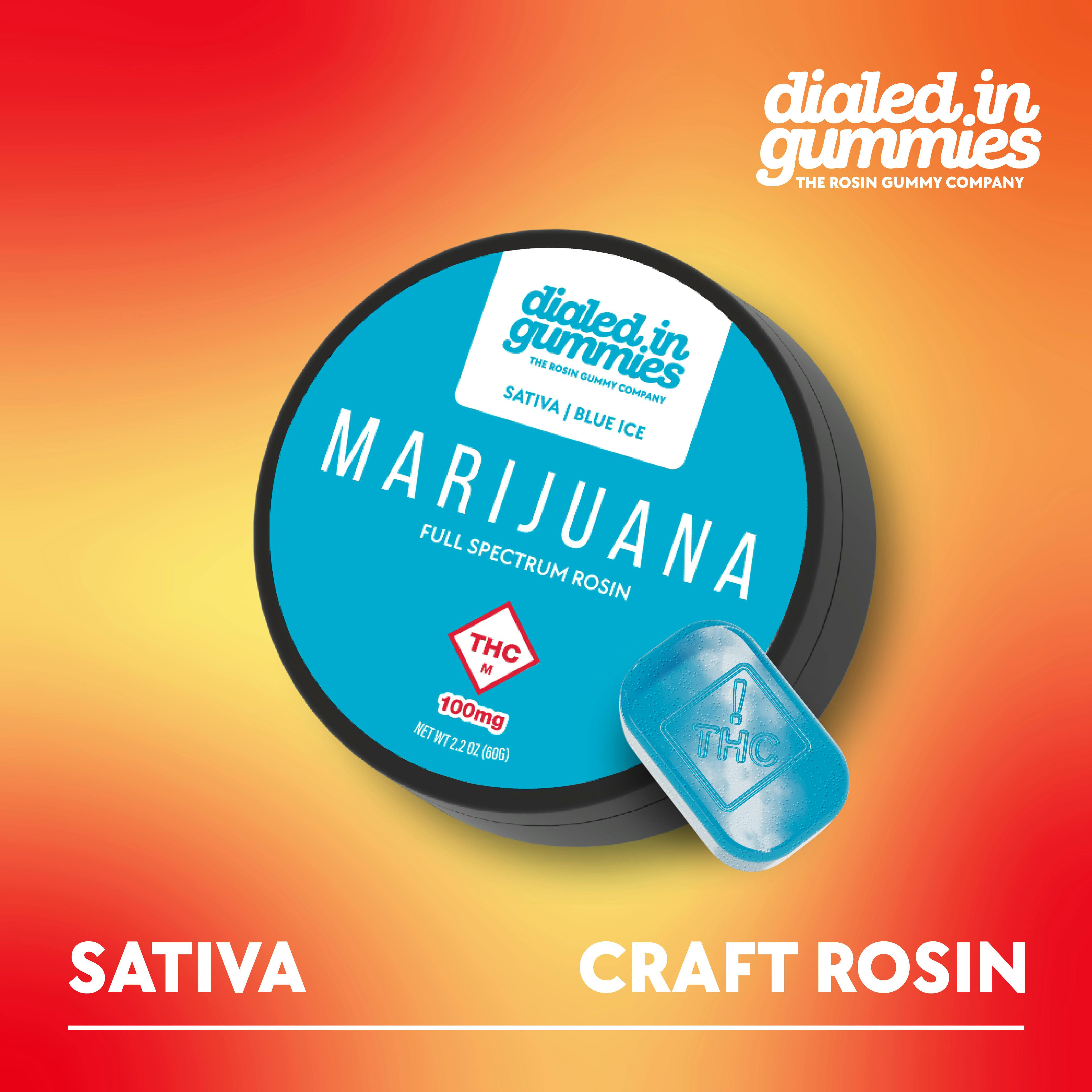 Blue Ice Rosin Gummies (100mg)