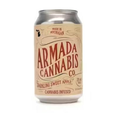 ARMADA CANNABIS CO. | SPARKLING SWEET APPLE | CIDER | 20MG
