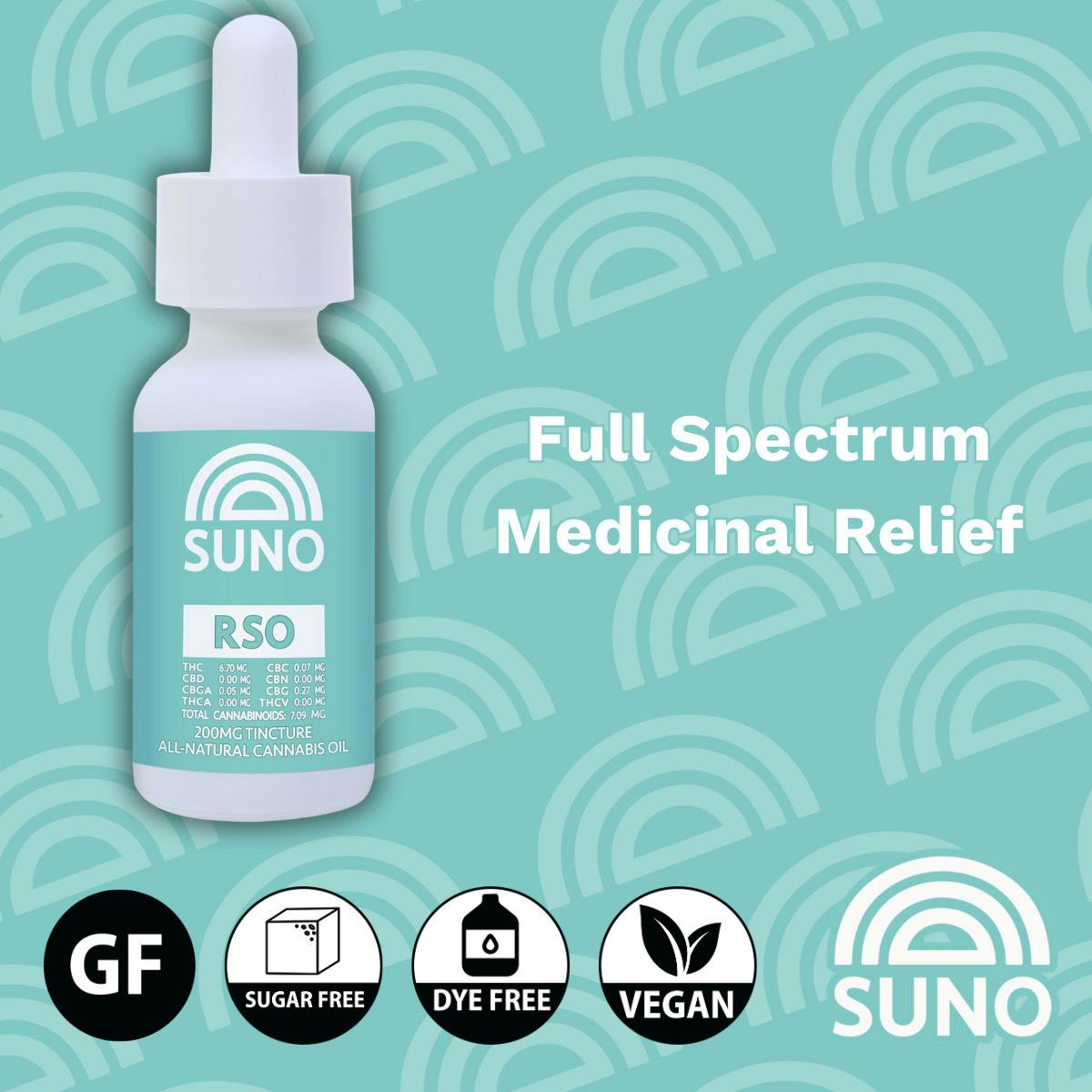 SUNO RSO Tincture – 200MG